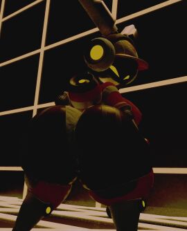 1girls anaroth ass big_ass fat_ass female furry looking_at_viewer looking_back project_turboblast robot robot_girl screen_face tagme tempo_(project_turboblast) thick_ass thick_butt thick_thighs twerking video