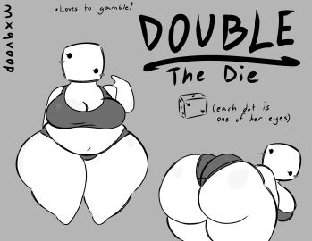 1girls 2025 ass big_ass big_breasts bottomless_female breasts double_the_die female gigantic_ass huge_ass levexedhex mxqvoop oc original original_character solo solo_female tagme thick_ass thick_thighs