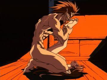 animated blood_shadow demon evil_grin evil_smile helpless hentai incest leg_grab legs_up mother_and_son raped_by_monster screaming