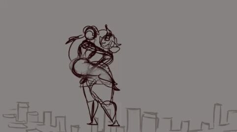 2girls animated ass ass_bigger_than_body ass_bigger_than_head ass_bigger_than_torso breast_expansion breast_growth breast_growth_(enlargement) breasts butt_expansion carrying carrying_partner expansion female giantess growth hyper hyper_ass looking_at_viewer massive_ass tagme thaddeusmcboosh