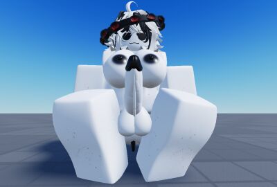 1futa 3d artist_request baseplate demon_tail futanari intersex penis penis_out roblox robloxian source_request squatting tagme white_body white_skin