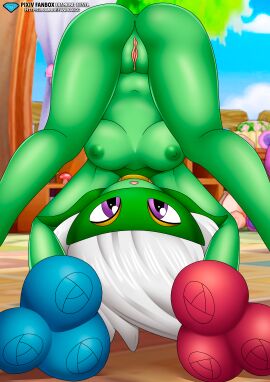 1girls ass bbmbbf breasts diamond_level female female_only nintendo nipples open_mouth palcomix pietros_secret_club pokemon pokemon_(species) pokepornlive pussy roserade solo tongue