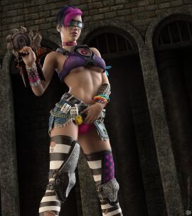 3d female human looking_at_viewer missally quake quake_champions slash_(quake) video_games