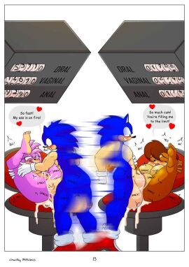 amy_rose asmartboy ass creampie cum cum_in_ass cum_in_pussy cum_inside dialogue english english_text female pussy sally_acorn sega sex sonic_(series) sonic_the_hedgehog sonic_the_hedgehog_(series) super_speed tagme text