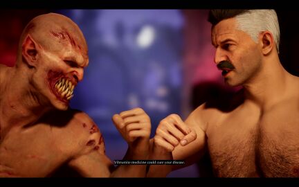 baraka erect_penis erection fight fighting flaccid flaccid_penis frost_(mortal_kombat) haviksluz kurtis_stryker male male/male male/male/male/female male_focus male_only mortal_kombat mortal_kombat_1_(2023) naked netherrealm_studios nude omni-man outworld outworlder tagme video viltrumite