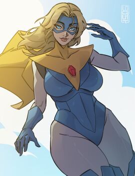 1girls big_ass big_breasts big_thighs blonde_blazer breasts cape curvaceous curvy curvy_figure digital_media_(artwork) dispatch_(game) female hips huge_ass huge_breasts huge_thighs large_ass large_breasts large_thighs legs light-skinned_female light_skin loqu1t mature mature_female plump_lips slim_waist thick thick_hips thick_legs thick_thighs thighs voluptuous waist wide_hips wide_thighs