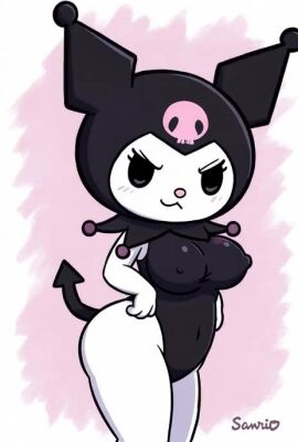 1girls ai ai_generated ai_generated_background big_booty big_breasts big_butt breasts feline female grok hello_kitty_(series) hips huge_breasts kuromi large_breasts naked naked_female nipples nude nude_female sanrio seductive seductive_look seductive_smile tagme thick_hips thick_thighs thighs thinfal titties video