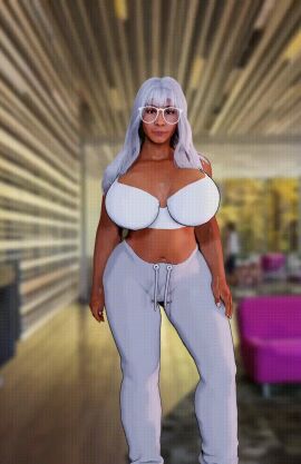 2d 2d_(artwork) 2d_animation 2d_artwork 3d 3d_animation 3d_model 3d_render animated animated_png black_body black_eyes black_hair black_sclera dark-skinned_female dark_body dark_nipples dark_skin female ghetto latina latina_milf milf milfs naked naked_female naked_footwear naked_thighhighs render rendered voluptuous voluptuous_body voluptuous_female voluptuous_milf white_hair white_panties