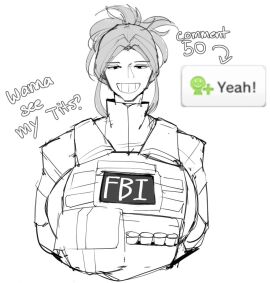 1girls 2020s 2024 2d 2d_(artwork) 2d_artwork background big_breasts big_smile breasts clothed clothed_female clothes clothing cropped cropped_torso dialogue digital_drawing_(artwork) digital_media_(artwork) eyelashes eyes eyes_half_open eyes_open fbi fbi_agent female female_focus female_human female_only first_person_view hair half-closed_eyes human human_female human_only humanoid light-skinned_female light_body light_skin looking_at_viewer mammal mammal_humanoid meme miiverse mouth neck no_color number obnoxiousclevie open_mouth open_smile point_of_view pov pov_eye_contact shotgun_shell shotgun_shells simple_background sketch smile smiling smiling_at_viewer smirk smirking smirking_at_viewer solo solo_focus speech suggestive suggestive_dialogue suggestive_look suggestive_smile talking talking_to_viewer tease teasing teasing_viewer text voluptuous voluptuous_female white_background yeah!_(miiverse)