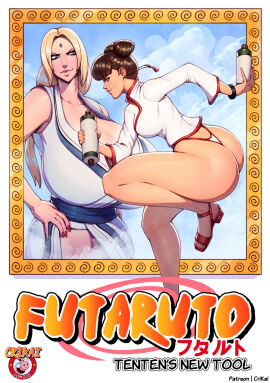 2girls ass ass_focus bent_over big_ass big_breasts blonde_hair blunt_bangs blush boruto:_naruto_next_generations bottomless breasts brown_eyes brown_hair bubble_ass bubble_butt chinese_clothes cleavage comic comic_cover completely_nude cover crimson_kaiserin double_bun female female_only from_behind hi_res holding_object huge_ass human japanese_clothes kimono kunoichi large_breasts looking_at_another looking_at_partner looking_at_viewer looking_away massive_breasts mature mature_female milf mooning nail_polish naruto naruto_(series) ninja no_sex nude nude_female paag panties pinup posing posing_for_the_viewer presenting presenting_ass puffy_anus pussy sandals scroll shirt simple_background solo solo_female solo_focus spread_ass spreading standing tenten thick_ass tsunade twin_buns voluptuous watermark white_background