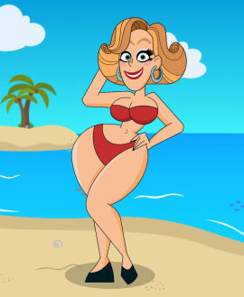 big_ass big_thighs blonde_female blonde_hair blonde_hair_female female hotel_transylvania hotel_transylvania:_the_series hourglass_figure hourglass_figured_female kitty_cartwright milf sexy_body sexy_pose terrorking10 thick_ass thick_thighs wide_hips wide_thighs