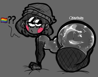 2d 2d_(artwork) ass big_ass big_butt coffee_(just_coffee) cumlord cumlord_(artist) femboy just_coffee male presenting sweaty_ass sweaty_butt tagme