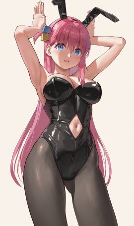 1girls alternate_costume animal_ears anteiru anteiru3939 areola_slip arm_above_head arm_up armpit_crease armpit_focus armpit_peek armpits arms_above_head arms_up ass_visible_from_the_front ass_visible_through_thighs bare_armpits bare_arms bare_chest bare_hands bare_navel bare_shoulders bare_skin belly belly_button big_breasts black_bunny_ears black_bunnygirl_costume black_bunnysuit black_hairband black_legwear black_leotard black_pantyhose black_stockings black_topwear blue-eyed_female blue_eyes blush blush_face blushed_face blushing blushing_at_viewer blushing_face blushing_female bocchi_the_rock! breasts brown_background bunny_ears bunny_girl bunnygirl_outfit bunnysuit busty busty_female busty_teenager cleavage clothing_cutout collarbone contrapposto covered_areola covered_areolae covered_crotch covered_nipples covered_pussy covered_vagina cowboy_shot cube_hair_ornament curvaceous_teenager curvy curvy_body curvy_female curvy_figure curvy_hips diamond_cutout dot_nose elbows embarrassed_expression embarrassed_female exposed exposed_armpits exposed_arms exposed_shoulders eyebrows_visible_through_hair fake_animal_ears female female_human female_only fingers gotou_hitori groin hair_behind_ear hair_between_eyes hair_ornament hairband hairless_armpits hand_above_head hand_up hands_above_head hands_up high_resolution high_school_student highleg highleg_leotard highres hourglass_figure human large_breasts lean_body lean_figure legs legwear leotard light-skinned_female light_skin long_hair looking_at_viewer looking_down looking_down_at_viewer narrow_waist navel navel_cutout nervous nervous_expression nervous_face nervous_female one_side_up open_mouth pale-skinned_female pale_skin pantyhose parted_lips partial_commentary pink-haired_female pink_eyebrows pink_hair playboy_bunny pussy rabbit_pose raised_eyebrows schoolgirl sexy_armpits shaved_armpits shoulders shy sidelocks simple_background slender_body slender_waist slim_female slim_waist smooth_armpits smooth_skin solo standing stockings strapless strapless_leotard teenage_female teenager thick_thighs thigh_gap thighs thin_waist tongue topwear underboob upper_body v-line very_long_hair white_background wide_hips