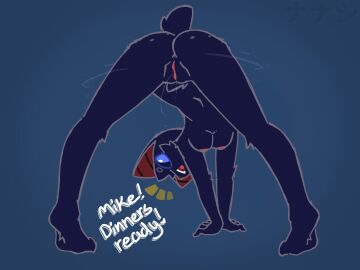 all_fours anthro anus ass blue_body blue_eyes blue_fur bodily_fluids breasts catbat dialogue english_text female freckled_butt freckles fur genital_fluids genitals hi_res imminent_cunnilingus imminent_oral minty_lewdness nipples open_mouth presenting presenting_hindquarters presenting_pussy pussy shaking_ass shaking_butt simple_background solo text tiptoes vaginal_fluids zulu_(sleepysheepy17)