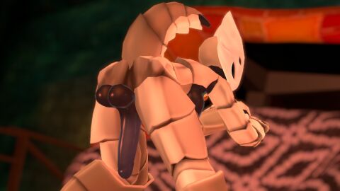 3d 3d_model angry angry_expression angry_face anthro anthro_male armor armored_male balls ballsack bell_beast bending_down bending_over bug bug_male doggy_style erect_penis erection hard_on hard_penis hollow_knight hollow_knight:_silksong hollow_knight_(franchise) insect_man insects looking_at_viewer looking_back male male_focus male_only penis shellbeast solo solo_focus solo_male vr vr_media vrc vrchat vrchat_avatar vrchat_media vrchat_model