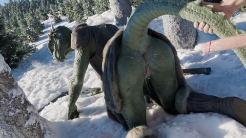 16:9 2024 3d after_anal after_sex after_vaginal anthro anus argonian armor ass bethesda_game_studios blender_(artwork) blender_cycles bodily_fluids boots claws clothed clothing cum cum_in_ass cum_in_pussy cum_inside dagger deeja digital_media_(artwork) duo female footwear genital_fluids genitals green_body green_scales hand_on_tail hi_res horn human kneeling kvaseus lizard male mammal melee_weapon microsoft orange_eyes outside partially_clothed penis pussy reptile scales scalie scar shoes skyrim snow spikes steam tail tail_anus teeth the_elder_scrolls weapon widescreen winter