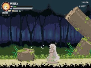 absorption_vore animated breast_sucking breast_suppress breasts echidna_wars_dx female game_over milia_wars mirea slime slime_girl video_games vore