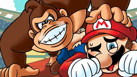 animated donkey_kong donkey_kong_(series) gay illumination_entertainment male male_only mario mario_(movie) mario_(series) nintendo non-human sandastrevor super_mario_bros. super_mario_bros._(2023_film) universal_pictures universal_studios yaoi