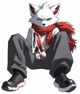 1boy cum furry gay male palm_ti_ti sitting solo