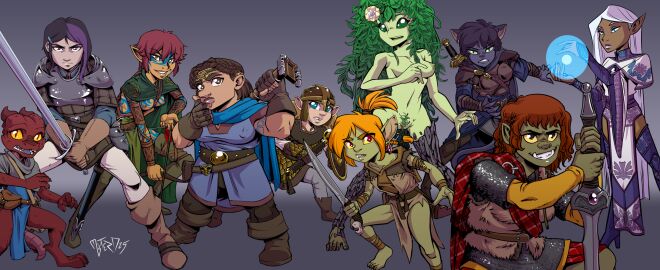 2025 2_horns 2d 3_toes 4_fingers 4_toes 5_fingers 5_toes 6+girls accessory angry anthro areola arm_tattoo armor armwear arrow_(projectile) bangs barefoot belt biceps big_breasts biped black_ears black_eyebrows black_eyes black_fur black_hair blonde_hair blue_body blue_boots blue_clothing blue_dress blue_eyes blue_footwear blue_fur blue_shirt blue_tail blue_tattoo blue_topwear boots bottomwear bow_(weapon) bow_and_arrow braid braided_hair breast_tattoo breastplate breasts brown_armwear brown_body brown_boots brown_clothing brown_dress brown_eyebrows brown_eyes brown_footwear brown_gloves brown_hair brown_handwear brown_helmet brown_shirt brown_skin brown_topwear brown_tunic brown_wraps casting_spell cat_girl catgirl chainmail circlet claws cloak clothed clothed_anthro clothed_female clothed_human clothed_humanoid clothing collarbone color crouching dark-skinned_female dark_elf dark_fur dark_skin determined digitigrade dress dryad dwarf dwarf_female ear_piercing ear_ring earrings elemental_creature elemental_humanoid elf elf_female empty_eyes eyebrow_through_hair eyebrows eyelashes facial_tattoo fantasy feet felid feline female female_anthro female_human female_humanoid female_only fingerless_gloves fingernails fingers flora_fauna flower flower_in_hair footwear full_color fur fur_armor furry furry_female genitals glistening glistening_eyes gloves goblin goblin_female green-skinned_female green_areola green_body green_boots green_cloak green_clothing green_eyes green_footwear green_hair green_lips green_nipples green_pseudo_hair green_pupils green_skin green_tongue grey_background grey_bottomwear grey_cloak grey_clothing grey_pants grin group hair hair_accessory hair_tie halfling handwear helmet hi_res high_elf high_heeled_boots high_heels holding_bow holding_bow_(weapon) holding_mace holding_melee_weapon holding_musical_instrument holding_object holding_ranged_weapon holding_shield holding_sword holding_weapon horn human human_female humanoid humanoid_face humanoid_genitalia humanoid_pointy_ears humanoid_vulva kobold large_group leaf leaf_hair leaf_pubes leather leather_armor leg_tattoo leg_wraps legwear light-skinned_female light_skin lips long_hair mace magic magic_user mammal medium_breasts melee_weapon mister_d mouth_closed multicolored_clothing multicolored_dress multicolored_hair multiple_girls musical_instrument nails naked naked_female nipple_outline nipples noseless notched_ear nude nude_female nude_humanoid open_mouth orange_eyebrows orange_hair orc orc_female original pants pauldron piercing pink_areola pink_inner_ear pink_lips pink_nipples plaid_cloak plant plant_hair plant_humanoid plantigrade plucked_string_instrument pointy_ears ponytail pouch_(clothing) prick_ears pseudo_hair pseudo_pubes pupils purple_clothing purple_dress purple_eyes purple_hair purple_highlights purple_tongue pussy ranged_weapon red_body red_claws red_cloak red_clothing red_eyes red_hair red_horn red_pupils red_scales red_tail ring_piercing robe scales scalie sharp_teeth shield shirt shirtless shirtless_anthro shirtless_female shoes short_hair simple_background size_difference slit_pupils smile snout spread_legs standing string_instrument studded_belt studs sword sword_on_back tail tan_body tan_skin tattoo teal_eyes teeth thick_eyebrows thick_lips thigh_boots thigh_highs thighs toe_claws toes tongue tooth_gap topwear translucent translucent_hair tree_bark tunic tusks two-tone_hair vambrace ventral_scales vulva warrior weapon white_bottomwear white_clothing white_dress white_eyebrows white_flower white_hair white_pants wide_stance wood_elf wraps yellow_eyes yellow_sclera