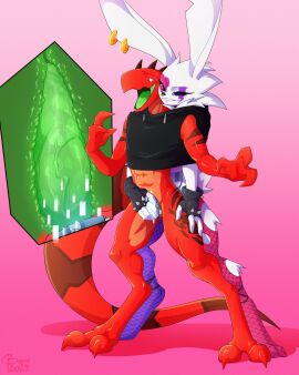 4:5 absurd_res alternative_fashion anal anthro autopenetration badoe(malicious) bere_nsfw big_tail clothing dildo duo ear_piercing ear_ring female forced_anal fur green_insides heart_tattoo hi_res lagomorph legwear leporid lightning_bolt_tattoo lizard male male/female mammal masturbation non-euclidean_sex penetration piercing portal_dildo portal_sex portal_strapon punk rabbit rebal(malicious) red_body red_skin reptile ring_piercing scalie sex sex_toy sharing_shirt stockings strapon tail tattoo thinking_with_portals white_body white_fur