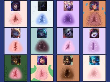 ahri anal_hair anthro anus anus_chart anus_focus blue_anus blue_eyes blue_hair cassiopeia_du_couteau dark_anus deer_taur female furry gwen_(league_of_legends) hairy hairy_anus kindred lamia league_of_legends lillia_(league_of_legends) lineup lulu_the_fae_sorceress mole mole_on_anus monster_girl multiple_females multiple_girls naga neeko nidalee poppy purple_anus purple_eyes purple_hair purple_skin riot_games shortstack soraka take_your_pick tristana uncensored vampycloud vex_(league_of_legends) white_hair yellow_eyes