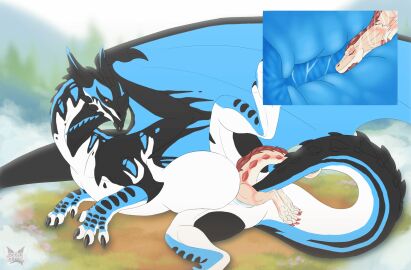 ambiguous_gender animated appleharpy bird_wyvern capcom dragon duo female feral feral_unbirthing_feral hi_res internal jaggi monster_hunter mythological_creature mythological_scalie mythology pussy scalie tail tail_fetish tail_play unbirthing vaginal_penetration vore