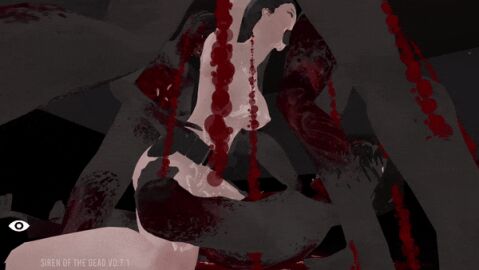 1boy 1girls animated bad_end big_breasts breasts cum cumshot defeated female gangbang gif gore male nude police_officer policewoman ryona sex silkynomaly siren_of_the_dead zombie