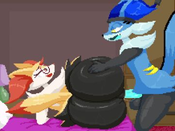 1boy 1boy1girl 1girl 2d 2d_animation anal anal_creampie anal_grip anal_sex anthro anthro_on_anthro ass_bigger_than_head ass_focus ass_juice bed bed_shaking bedroom bedroom_sex big_ass big_balls big_sub_small_dom black_fur blue_fur blue_penis braixen bubble_butt canine cum cum_in_ass cum_inside cum_leaking cumming cumming_in_ass cumming_while_penetrating dumptruck_ass ejaculation enjoying eye_contact fox fox_boy fox_girl furry furry_only game_freak generation_6_pokemon gigantic_ass glasses hands_on_ass heart huge_ass hyper_ass indoors indoors_sex jiggle jiggling_ass karter_(thixxen) larger_female laying_on_bed laying_on_side multicolored_fur multiple_cumshots nintendo orange_eyes orange_fur original_character pink_sheets pixel_animation pixel_art pokemon pokemon_(species) pokemon_xy small_dom_big_sub smiling sound sound_edit sound_effects spinneborg tagme tail text thick thick_ass video white_fur wobbling_ass yellow_eyes