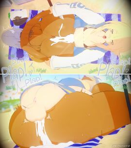 1boy 1girls 3d androgynous anus arm_grab backboob balls balls_deep beach beach_sex beach_towel big_ass big_balls big_breasts big_butt big_penis big_thighs blonde_hair bridget chocolate_and_vanilla cum cum_drip cum_in_pussy cum_inside cum_on_ass cum_on_body cum_overflow dark-skinned_female dark_skin erection excessive_cum face_down_ass_up female female_penetrated femboy femboydom from_behind guilty_gear guilty_gear_strive hat height_difference hooded_jacket koikatsu light_skin mating_press motorcycle_position penis plap ramlethal_valentine sex straight straight_sex tagme tall_female taller_female thick_ass thick_thighs tongue tongue_out trap voluptuous voluptuous_female watermark white-haired_female white_hair zephyrf8