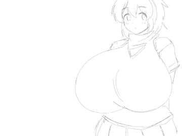 2d 2d_animation 2girls animated ass asuka_(senran_kagura) big_breasts blush breasts breasts_bigger_than_head chest_bump cleavage erect_nipples_under_clothes female female_focus female_only gif gigantic_ass gigantic_breasts gigantic_butt gigantic_nipples gigantic_thighs groping hit_by_breasts hit_in_face huge_breasts hyper_breasts katsuragi_(senran_kagura) kumadaibako kumako_(kumakonoh) long_hair monochrome panties senran_kagura short_hair sumo_wrestling