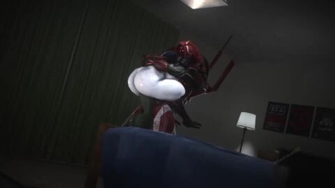 1boy 1boy1girl 1girls 3d 3d_(artwork) alien alien_girl arms_behind_back arms_behind_head arms_up balls bedroom big_ass big_penis geth hood_up huge_ass huge_balls huge_cock hugging hugging_another hugging_partner legs_open legs_up mask masked masked_female mass_effect mass_effect_2 mass_effect_3 moan moaning moaning_in_pleasure moans oc plap quarian redraven52 robot robot_penis sex sex_machine sound standing standing_sex tagme video video_games white_skin