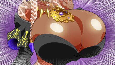 1girls big_breasts braid braided_hair braided_ponytail breasts busty cleavage clothed dark-skinned_female dark_skin dolores_(kof) female gold_jewelry huge_breasts jewel jewelry kaimanwanio king_of_fighters long_hair necklace tied_hair voluptuous voluptuous_female