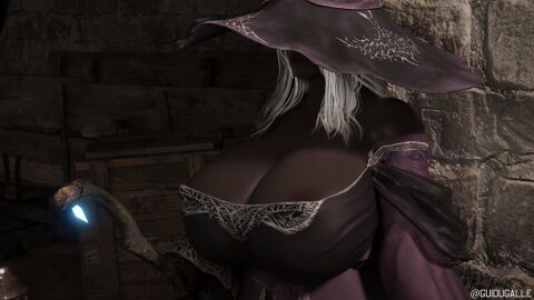 1girls 3d breasts curvy dark-skinned_female dark_skin elden_ring elden_ring_nightreign female fromsoftware guidugalle guimontag huge_breasts recluse_(nightreign) tagme