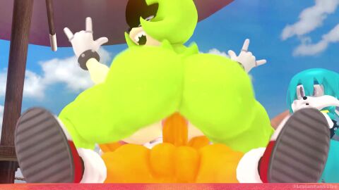 1girls 2boys 3d 3d_model animated anthro anthro_on_anthro anthro_only anthro_penetrated anthro_penetrating anthro_penetrating_anthro ass balls big_ass big_breasts black_nose blue_body blue_eyes blue_fur bracelet breasts canine closed_eyes cloud cowgirl_position female female_anthro female_penetrated footwear fox fur furry furry_female furry_male furry_only girly gloves green_body green_fur grin huge_ass huge_breasts huge_cock humanoid_penis idw_comics idw_publishing kassioppiava kitsunami_the_fennec leviantan581re looking_back lying male male_anthro male_penetrating male_penetrating_female mammal miles_tails_prower moaning mobian mobian_(species) mobian_tenrec on_back open_mouth orange_body orange_fur outdoors penetration penis plumenjoyerse pussy riding sega sex sharp_teeth shoes shorter_than_30_seconds sky smile sonic_(series) sonic_the_hedgehog_(comics) sonic_the_hedgehog_(idw) sonic_the_hedgehog_(series) sound sound_edit sound_effects spiked_bracelet straddling surge_the_tenrec tagme tail tails_the_fox teeth testicles thick_thighs tongue tongue_out vaginal_penetration video wide_hips