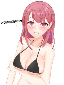 1girls absurd_res absurdres arm_under_breasts bare_arms bare_belly bare_chest bare_hands bare_midriff bare_navel bare_shoulders bare_skin bare_torso bikini bikini_only bikini_top black_bikini black_bikini_only black_bikini_top black_string_bikini black_swimsuit black_swimwear blush blushing_at_viewer blushing_female braid braided_hair breasts cleavage collarbone crown_braid dot_nose elbows exposed exposed_arms exposed_belly exposed_midriff exposed_shoulders exposed_torso eyebrows_visible_through_hair female female_focus female_only fingers half_naked hand_on_arm hand_on_own_arm heart-shaped_pupils heart_eyes high_resolution highres kiri_yukino large_breasts light-skinned_female light_skin long_hair looking_at_viewer naked naked_female nude nude_female original original_art original_artwork original_character parted_lips purple-eyed_female purple_eyes red-haired_female red_hair shoulders simple_background slender_body slender_waist slim_female slim_waist smile smiling smiling_at_viewer solo string_bikini swimsuit swimwear thin_waist upper_body white_background