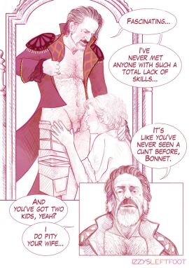 1cuntboy 2boys amputated_leg amputee cunnilingus cuntboy dialogue fancy_clothing gay hairy hairy_male humiliation intersex izzy_hands izzysleftfoot male male_only mirror mirror_reflection our_flag_means_death pirate prosthetic_leg prosthetic_limb pulling_clothing stede_bonnet