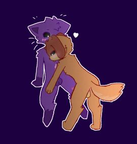 animal_ears animal_genitalia anthro anthro_on_anthro anthro_only backsack balls ballsack blowjob blush brown_fur canine cat catnap catnap_(poppy_playtime) critters_(poppy_playtime) cum dog dogday dogday_(poppy_playtime) doggy domestic_cat domestic_dog duo erection feline furry furry_only gay genital_fluids glowing_eyes heart male male/male mammal multicolored_body multicolored_fur no_humans nude orange_fur orange_skin outline penis poppy_playtime poppy_playtime_(chapter_3) purple_fur purple_skin sex simple_background sitting smiling_critters tagme tail tongue whiskers