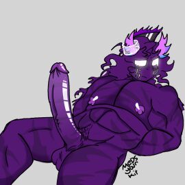 artist_name balls big_cock big_penis black_skin follower_sword_(phighting) glowing_eyes long_cock long_hair male medsyourkit nipples non-human non-human_only penis phighting purple_tip roblox roblox_game scars_all_over scars_on_penis self_upload sword_(phighting) tagme tied tied_up toony wrinkled_balls