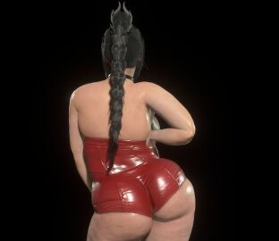 ada_wong ada_wong_(adriana) bbw big_ass big_breasts breasts capcom chubby chubby_female curvy drainbread female mod resident_evil resident_evil_4 sportswear thick_thighs