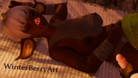 1futa 1girls 3d big_ears black_skin bokoblin breasts breasts_out breath_of_the_wild fangs female female_focus femsub forest futa_on_female futadom futanari gloves horn hyrule_warriors implied_futa intersex interspecies jerking linkle masturbation monster_girl mostly_nude nipples outdoors pants_down pig_nose self_upload short_hair sleep_molestation sleeping solo_focus the_legend_of_zelda wardrobe_malfunction white_hair winterberryart