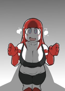 1boy 1girls arms_up bent_arms big_breasts big_penis blush breasts cleavage clothed clothed_female clothing cock_hungry crop_top digital_drawing_(artwork) digital_media_(artwork) drool drool_on_breasts drool_string drooling drooling_on_breasts eyebrows eyelashes faceless_male female female_focus heart-shaped_pupils hi_res hips larger_male legs line_art long_hair long_penis looking_at_penis looking_up lumi_(species) male male/female multicolored_body multicolored_eyes open_eyes open_mouth original original_character penis pinup pov quin-nsfw red_hair scarlet_(quin-nsfw) shaded shorts silhouette silhouetted_penis size_difference smaller_female smile smiling standing steamy_breath tagme thick_thighs thighs tongue veiny_penis waist white_body