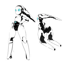 1girls anus ass blue_eyes disney drossel_von_flugel female fireball_(series) no_mouth no_nose polyle pussy robot robot_girl robot_humanoid solo solo_female vagina