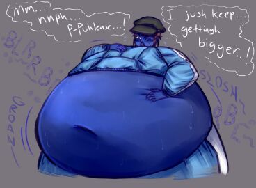1boy ass big_ass blueberry_inflation blueberryfatcake bubble_ass bubble_butt huge_ass male male_only spherical_inflation thick_thighs wide_hips