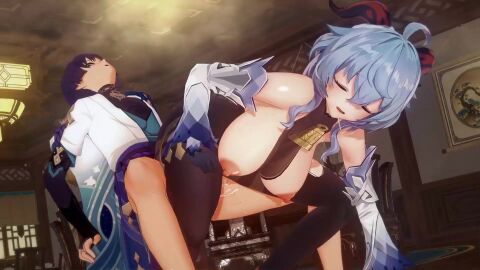 1girls 2025 2boys 3d aether_(genshin_impact) animated artist_request ass breasts cuckold cum cum_in_pussy fantasy female femsub from_behind ganyu_(genshin_impact) genshin_impact hoyoverse human human_dominating human_dominating_humanoid humanoid kissing male maledom moaning multiple_males netorare ntr on_lap one_leg_up penis pussy scaramouche_(genshin_impact) sex squirting standing straight tagme video wanderer_(genshin_impact)