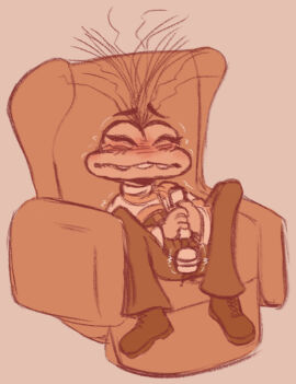 anxiety_(inside_out) blush blush_lines bodily_fluids boots chair closed_eyes clothed clothing disney hitachi_magic_wand inside_out inside_out_2 massage_chair masturbate masturbation pixar shaking trembling vibrator vibrator_over_clothes wet wet_clothes wet_clothing