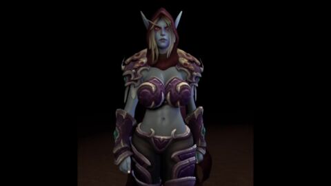 1boy 1girls 3d anal animated big_ass big_breasts blowjob breasts cape dark-skinned_male elf fellatio female forsaken_female large_breasts male music queen_of_spades sylvanas_windrunner tagme undead undead_(warcraft) video virtamate walking warcraft world_of_warcraft