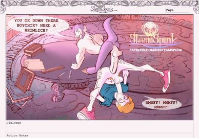 2d 2d_animation anal anal_sex animated ass autofellatio balls bara big_balls big_penis blowjob demon dominant dominant_male domination dr._steamspunk erection gay_anal gay_domination gay_sex male male_nipples male_only male_penetrated male_penetrating_male muscular muscular_male nipples nude oral oral_sex penetration penis sex yaoi