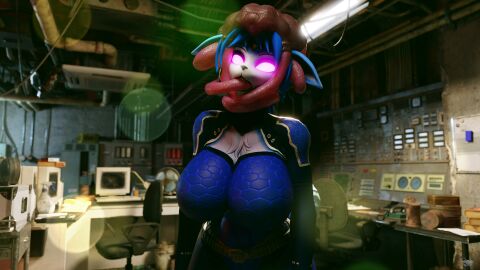 16:9 2024 3d ambiguous_gender anthro anthro_penetrated big_breasts blue_body blue_bodysuit blue_clothing blue_fur blue_hair blue_skinsuit bodysuit breasts canid canine chair clothed clothed_anthro clothed_female clothing computer detailed_background digital_media_(artwork) duo ear_penetration electronics female female_penetrated fox fur furniture glowing glowing_eyes hair hi_res krystal krystal_(assault_outfit) krystal_(star_fox) mammal mercfox438 mind_control multicolored_body multicolored_fur nintendo office_chair oral oral_penetration parasite penetration pink_body pink_eyes skinsuit star_fox tentacle tentacle_creature tentacle_in_ear tentacle_in_mouth tentacle_penetration tight_clothing two-tone_body two-tone_fur warfare_krystal warfare_machine white_body white_fur widescreen