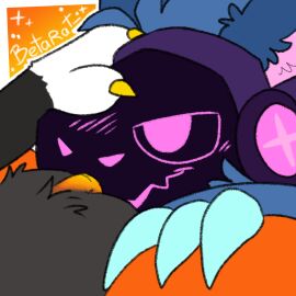 1:1 anthro betarat blue_body blue_claws blue_fur blush blush_lines claws clitoris cunnilingus cuntboy duo fur genitals grey_body grey_fur hand_on_head hand_on_leg hand_on_thigh hi_res holding_head intersex limerick_(betarat) looking_at_another looking_at_partner machine male oral protogen proxy_(betarat) pussy sex smile trans_(lore) trans_man_(lore) vaginal_penetration white_body white_fur yellow_claws